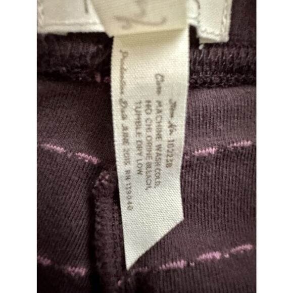 Matilda Jane Friends Forever Constance Knit Striped Leggings Pants Ruffle Purple - Picture 6 of 6